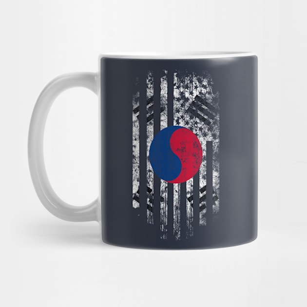 Korea and America Flag Combo by Family Heritage Gifts